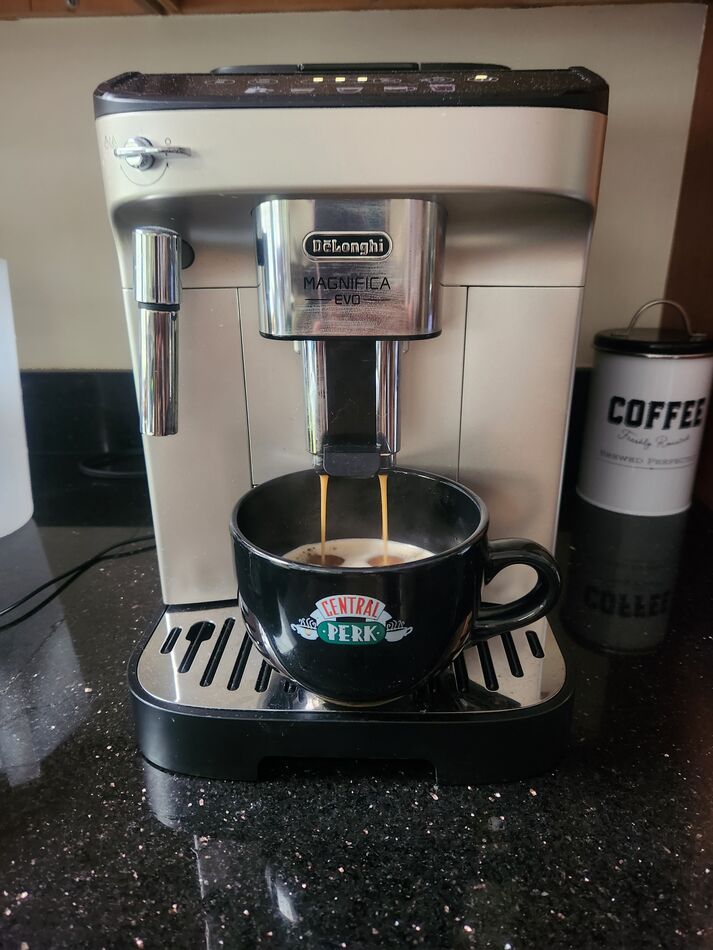 Coffee machine So, I snagged this Delonghi coffee machine at Costco on