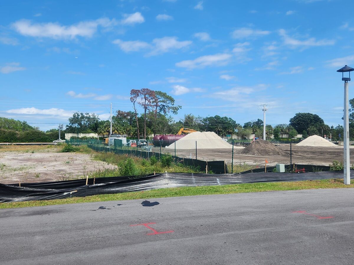 What are those cisterns/tanks near the new Tractor Supply location in